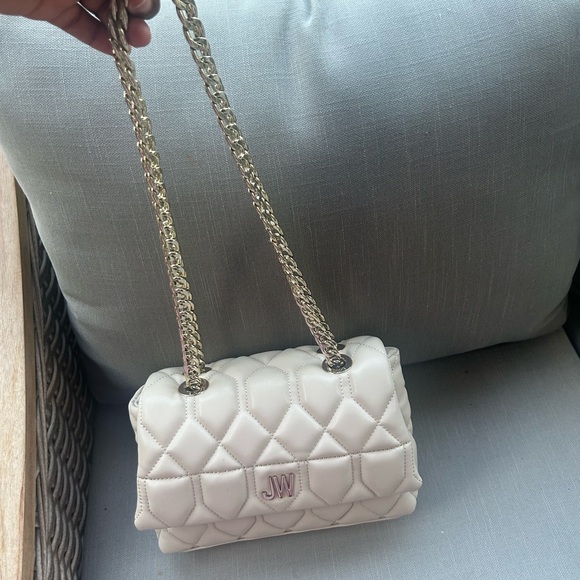 Jason Wu Small Quilted Vegan Leather Shoulder Bag in color light sandstone - Picture 6 of 8